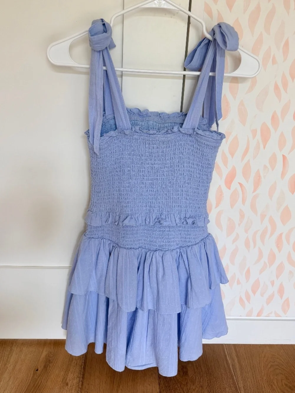 KatieJNYC, Tween Emerson Solid Blue Dress, Size Medium (10)
